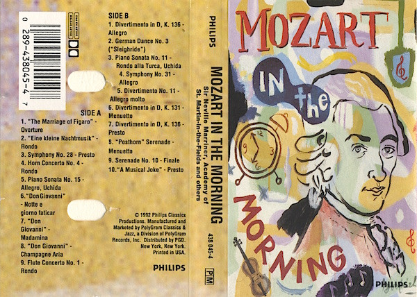 Album herunterladen Mozart Sir Neville Marriner Academy Of St MartinintheFields - Mozart In The Morning