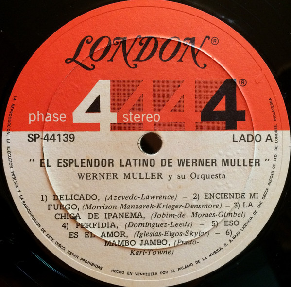 descargar álbum Werner Müller And His Orchestra - The Latin Splendor Of Werner Müller