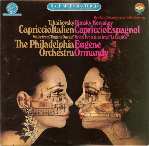 Album herunterladen Tchaikovsky RimskyKorsakov Eugene Ormandy The Philadelphia Orchestra - Capriccio Italien Capriccio Espagnol