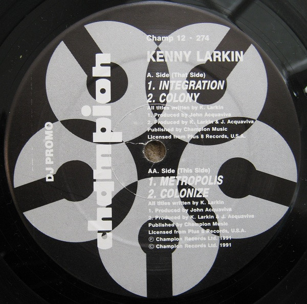 Kenny Larkin – Integration (1991, Vinyl) - Discogs