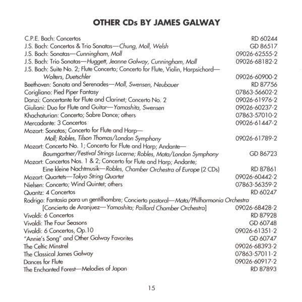ladda ner album James Galway, Martha Argerich, Phillip Moll Franck Prokofiev Reinecke - Flute Sonatas