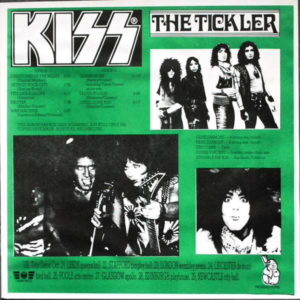 lataa albumi Kiss - The Tickler