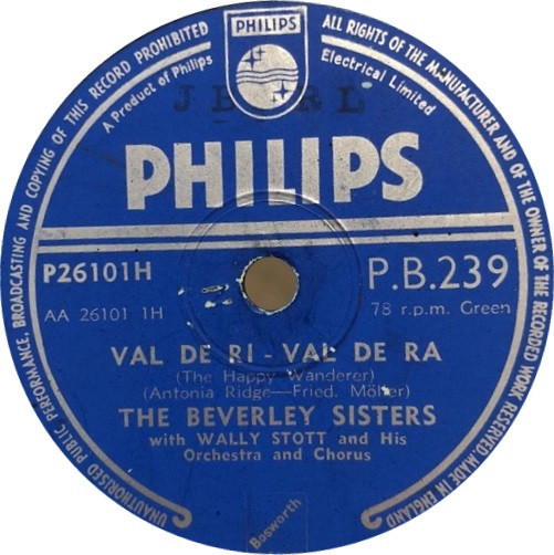 last ned album The Beverley Sisters - Val De Ri