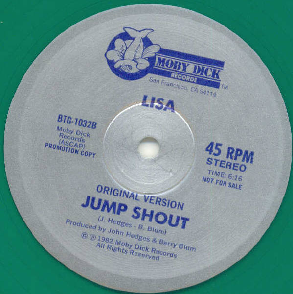 Lisa – Jump Shout (1982, Vinyl) - Discogs