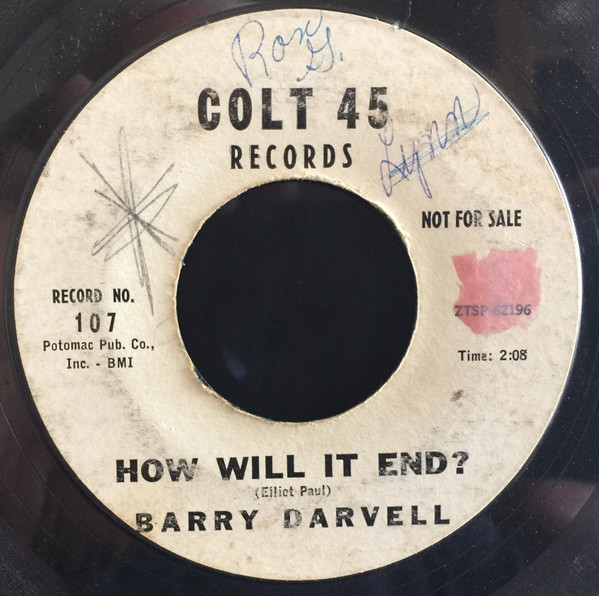 Barry Darvell – How Will It End? (1959, Bridgeport Pressing, Vinyl