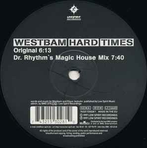 Westbam - Hard Times album cover