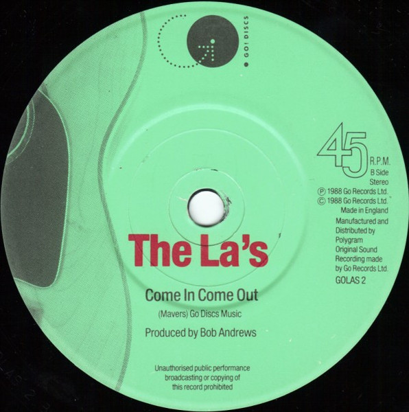 The La's – There She Goes (E.P.) (1988, Paper Labels, Vinyl) - Discogs