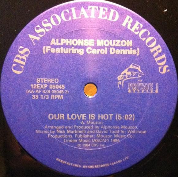 Alphonse Mouzon – Our Love Is Hot (1984, Vinyl) - Discogs