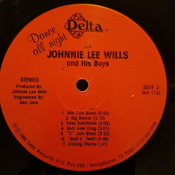 descargar álbum Johnnie Lee Wills & His Boys - Dance All Night