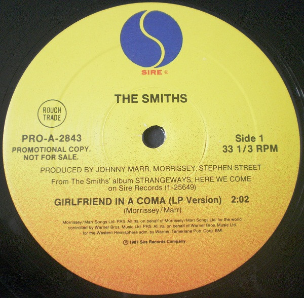 The Smiths - Girlfriend In A Coma | Releases | Discogs