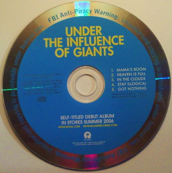 ladda ner album Under The Influence Of Giants - Under The Influence Of Giants 5 Track Promo