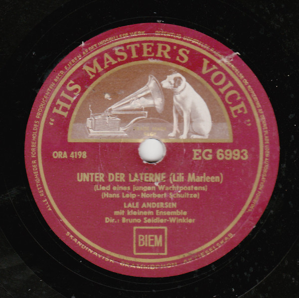 Lale – Unter Der Laterne (Lili Marleen) / Rote Rosen (Shellac) - Discogs