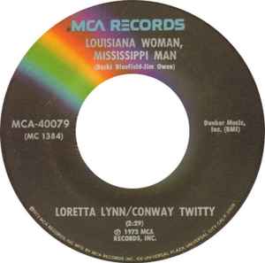 Conway Twitty & Loretta Lynn - Louisiana Woman, Mississippi Man album cover