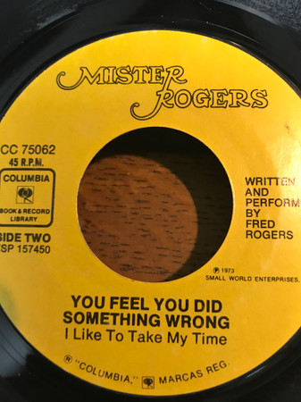 Album herunterladen Mister Rogers - You Feel You Did Something Wrong What Do You Do