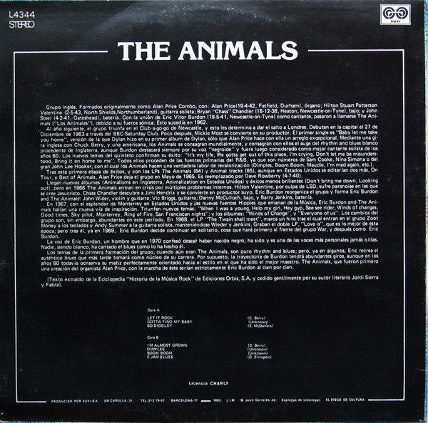 Album herunterladen The Animals - Heroes Del Rock Vol 3