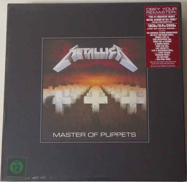 Metallica - Master Of Puppets (Box, Dlx, Ltd, Num + LP, Album, RE, RM, 180 + 2xLP) album cover