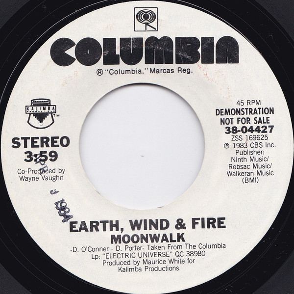 Earth, Wind & Fire – Moonwalk (1983, Vinyl) - Discogs