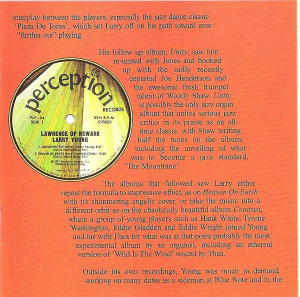 Larry Young - Lawrence Of Newark | Releases | Discogs