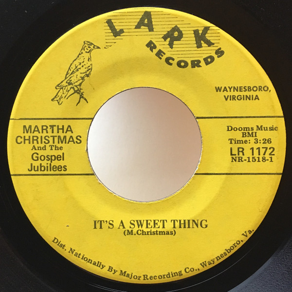 descargar álbum Martha Christmas And The Gospel Jubilees - Its A Sweet Thing