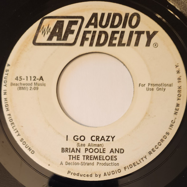 lataa albumi Brian Poole & The Tremeloes - I Go Crazy