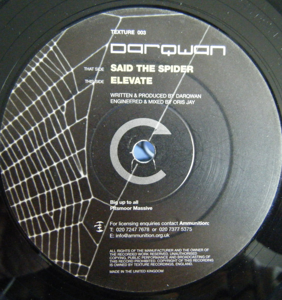 Darqwan Said The Spider Elevate 2002 Vinyl Discogs