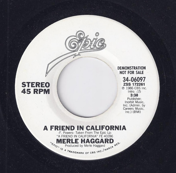last ned album Merle Haggard - A Friend In California