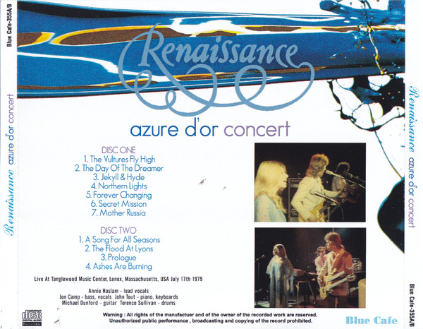 lataa albumi Renaissance - Azure Dor Concert