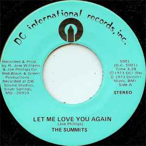 The Summits - Let Me Love You Again album cover