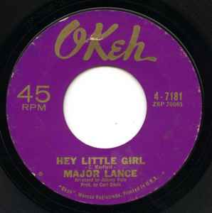 Major Lance – Hey Little Girl (1963, Vinyl) - Discogs