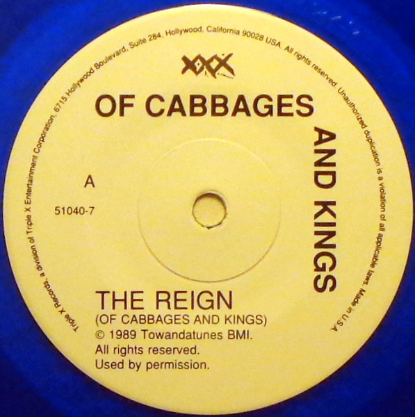 lataa albumi Of Cabbages And Kings - The Reign Blindness