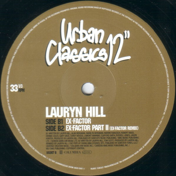 Lauryn Hill - Doo Wop (That Thing) / Ex-Factor | Columbia (UC007) - 3