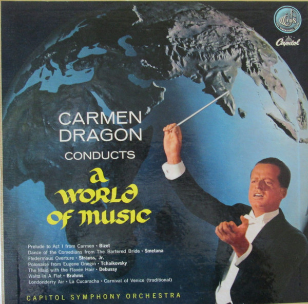 Carmen Dragon con Capitol Orquesta Sinfónica/Vinilo Disco Lp Album Romantique 