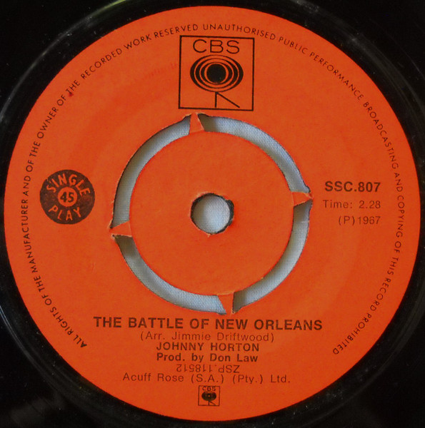 Johnny Horton – The Battle Of New Orleans / All For The Love Of A