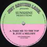 Cover of Take Me To The Top / Just A Melody, 1993, Vinyl