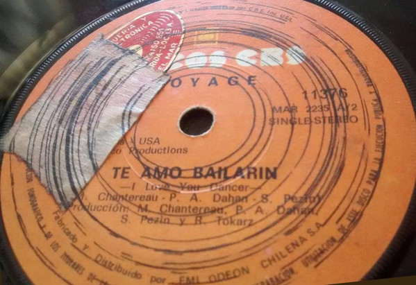 Voyage – Te Amo Bailarin (I Love You Dancer) (1980, Vinyl