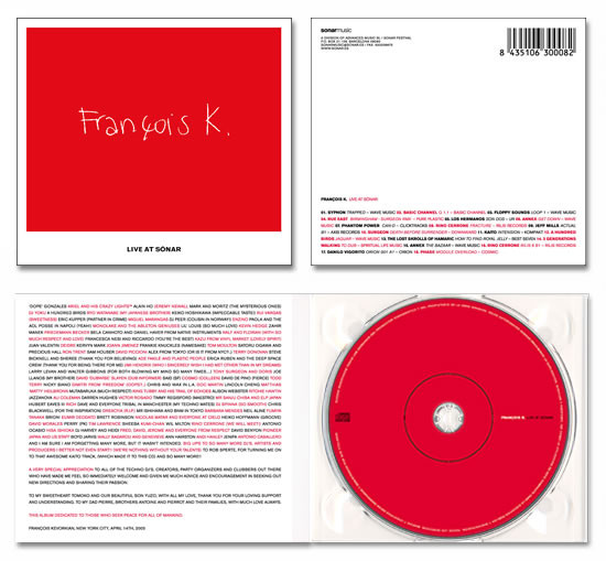 lataa albumi François K - Live At Sónar