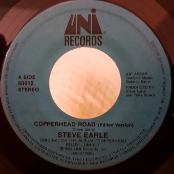 lataa albumi Steve Earle - Copperhead Road Edited VersionSnake Oil