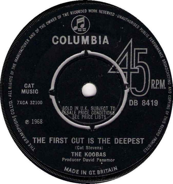 The Koobas – The First Cut Is The Deepest (1968, Vinyl) - Discogs