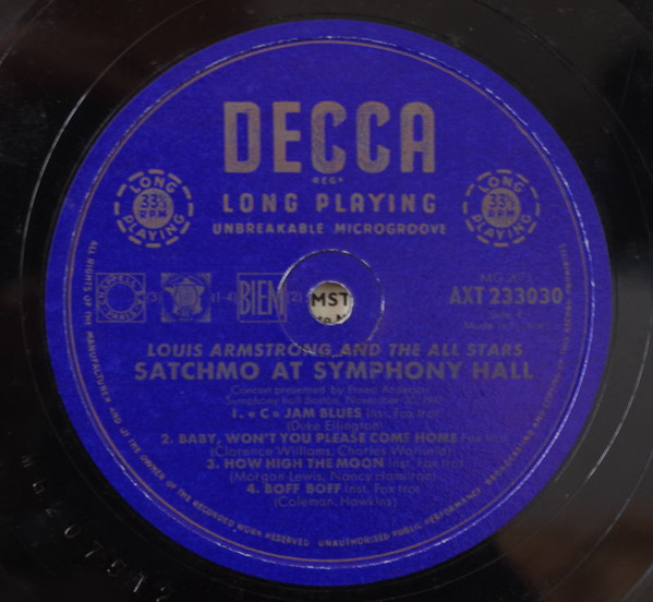 Louis Armstrong & His All-Stars‎– Ambassador Satch ,SHM 751 Vinyl, LP, Album