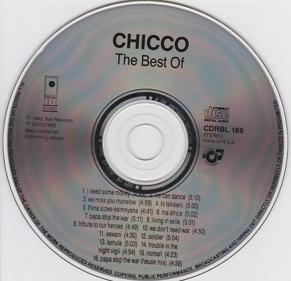 Album herunterladen Chicco - The Best Of