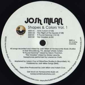Josh Milan - Shapes & Colors Vol. 1 album cover