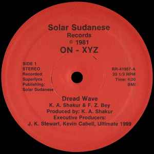 On-Xyz - Dread Wave album cover