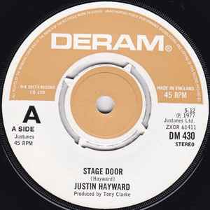 Justin Hayward - Stage Door / Lay It On Me album cover
