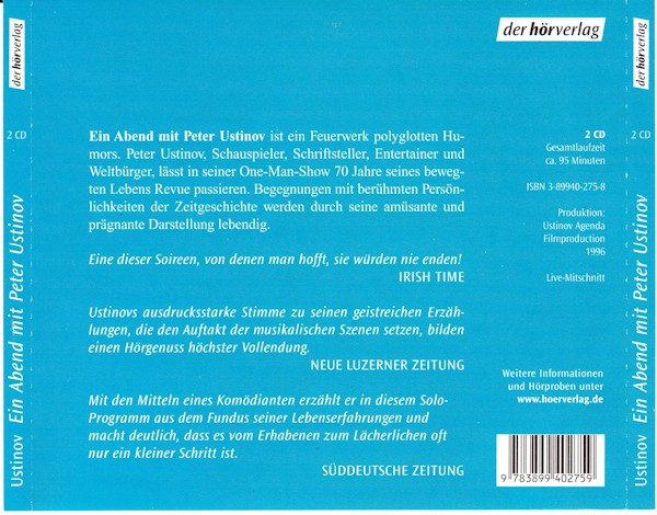 baixar álbum Peter Ustinov - Liest Ein Abend Mit Peter Ustinov