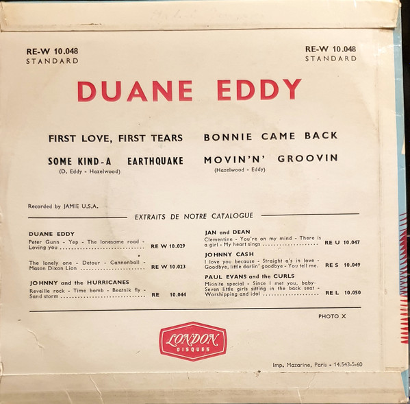 lataa albumi Duane Eddy - First Love First Tears