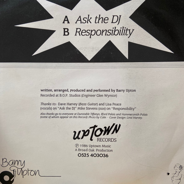 descargar álbum Barry Upton - Ask The DJ