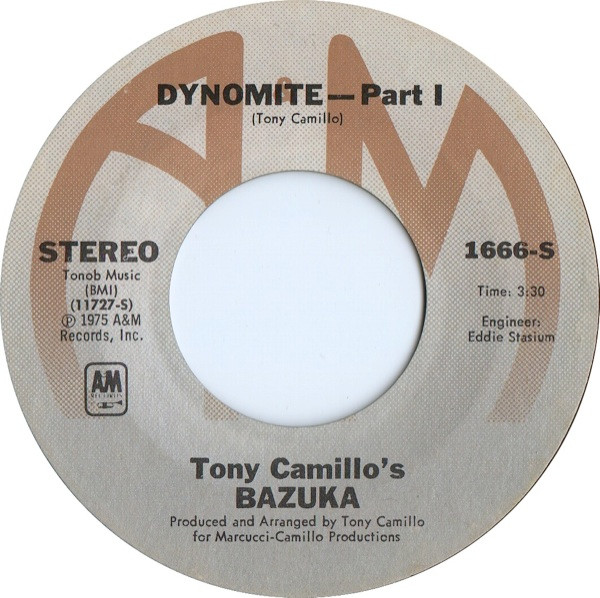 Tony Camillo's Bazuka – Dynomite (1975, Terre Haute Pressing