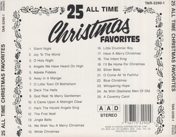 lataa albumi The Starlite Pop Orchestra - 25 All Time Christmas Favorites