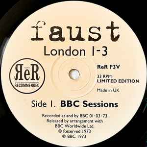 Faust - London 1-3 アルバムカバー