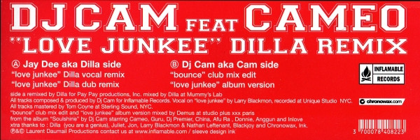 baixar álbum DJ Cam Feat Cameo - Love Junkee Dilla Remix